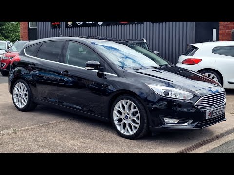 2017 (17) Ford Focus Titanium X 1.5 TDCi 5Dr in Shadow Black. 42k Miles. 7 Services.NIL Tax. £10,500