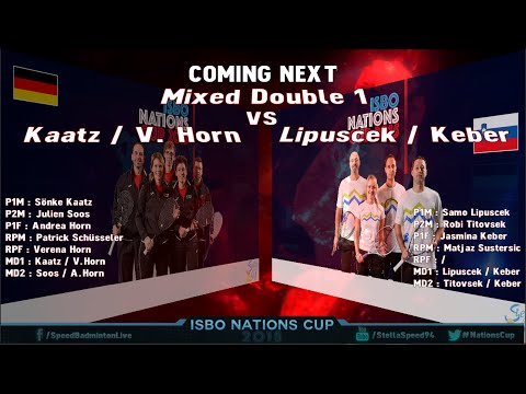 FINAL - Mixed Double 1 - ISBO NATIONS CUP 2015 (Crossminton / SpeedBadminton)