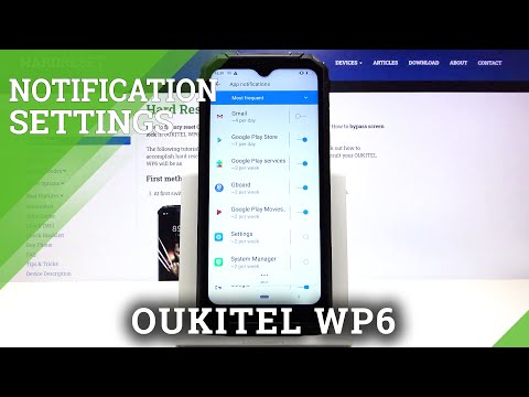 How to Manage Notifications Settings in Oukitel WP6 - Personalize Notifications