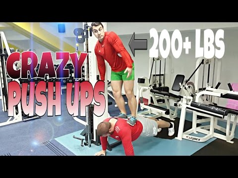 CRAZY EXTREME PUSH UPS BY 18 YEAR OLD POWERLIFTER - Train Like A Superhero