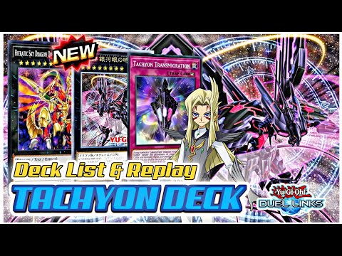*NEW* XYZ Hieratic Sky Dragon FT. Tachyon Deck Profile Best Synergy! {Yu-Gi-Oh! Duel Links}