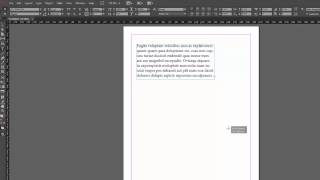 Adobe InDesign - Link Text Frames