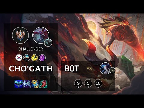 Cho'Gath Bot vs Jinx - KR Challenger Patch 11.7