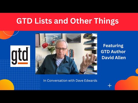 Gtd Managing Your Lists Dave Edwards Media Gtd Managing Your Lists Dave Edwards Media