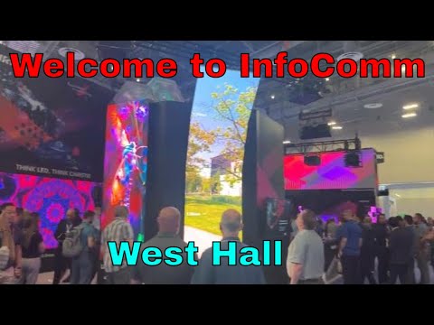 Welcome to InfoComm 24 West Hall - a walkaboute