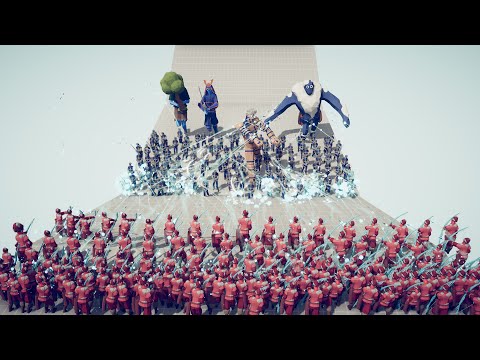 100x ICE ARCHERS vs ARMIES + GIANTS - Totally Accurate Battle Simulator TABS