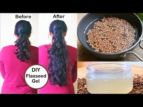 Flaxseed Gel for Fast Hair Growth - Get Long Hair in...