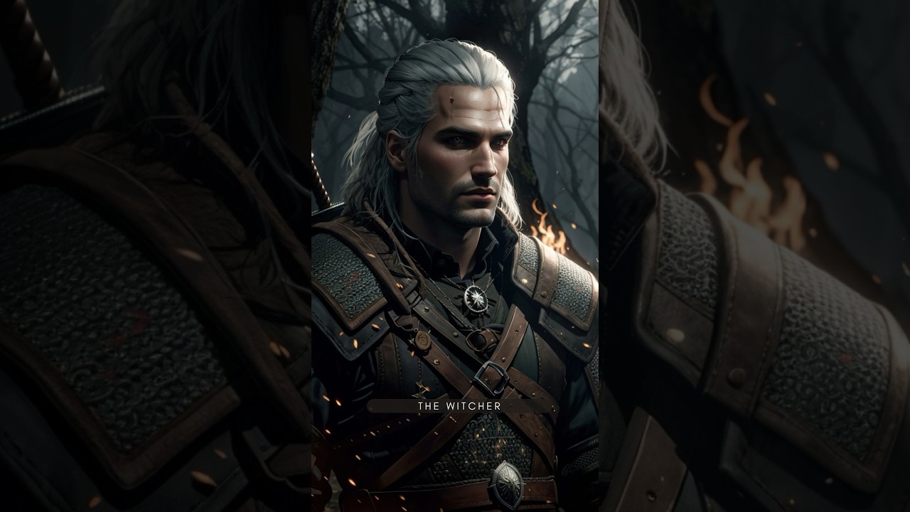 The Witcher - Geralt of Rivia - AI Generated #shorts #aiart #aigenerated #ai #witcher #thewitcher