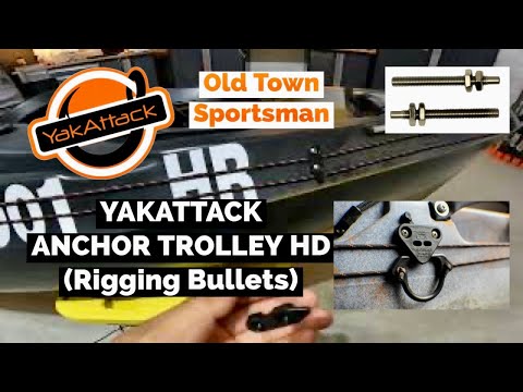 HOW to INSTALL YakAttack LeverLoc ANCHOR TROLLEY HD with Backing Plates (using Rigging Bullets)