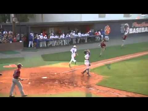 #19 Ryan Woodard of Brookwood hits an RBI double at the 2012 GHSA 5A Baseball Final