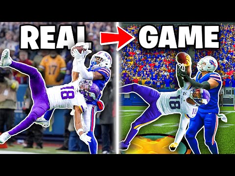 Recreating 1 AMAZING Justin Jefferson TD From EVERY Year!