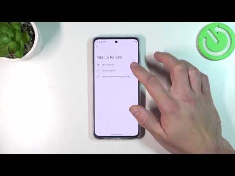 How to Turn On / Off Vibrate for Phone Calls in MOTOROLA Moto G72