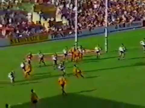 Peter Mortimer 90m Intercept Try 1985 Rd 5 Canterbury v Balmain