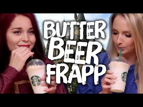 Harry Potter Butterbeer Frappucino from Starbucks! (Cheat Day)