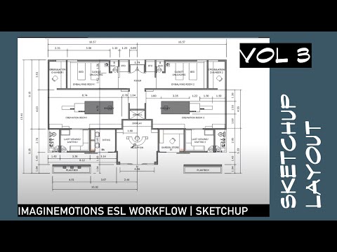 Sketchup Blueprint 12 - Crematorium Blueprint