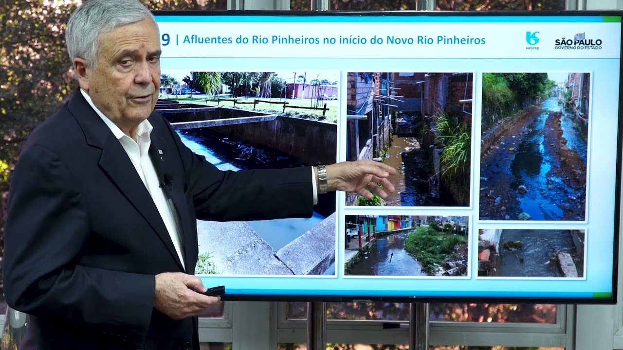 Revitalização do Rio Pinheiros: aula magna com Benedito Braga