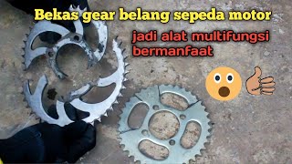 Ide kreatif dari gear bekas
