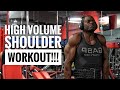 High Volume Shoulder Workout | MASSIVE PUMP