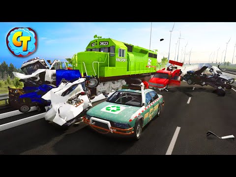 Train Accidents Derailments ✅ Autobahn Speedy RAMPAGE #12