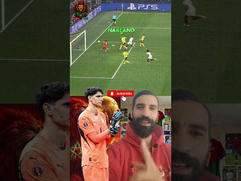 هالاند يستفز بونو نجم المنتخب المغربي و أحسن حارس في العالم  المغرب ضد النرويج تصفية حسابات #shorts