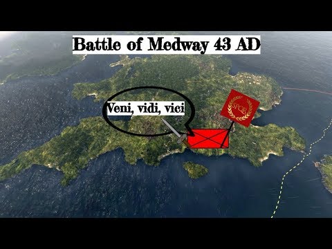 Battle of Medway 43 AD Roman conquest of Britain documentary.