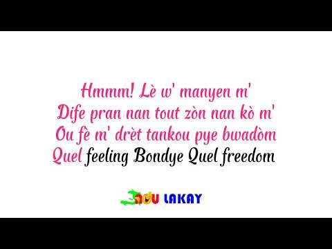 Lè w' manyen m' Tines Salvant | Lyrics