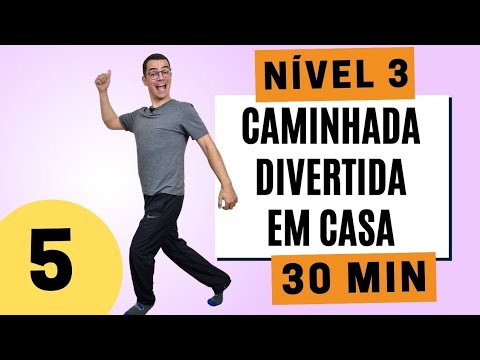 FUN WALKING AT HOME - 5 | LEVEL 3 | Low-impact exercises for weight loss