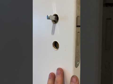 Secret Tip When Fitting A Door Handle #tips #tipsandtricks #diy