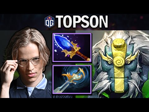 OG.TOPSON EARTH SPIRIT IN A PRO MATCH - DOTA 2 7.27 GAMEPLAY