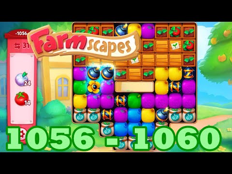 Farmscapes Level 1056 - 1060 HD Gameplay Walkthrough | 3 - match game | android | 1057 | 1058 | 1059
