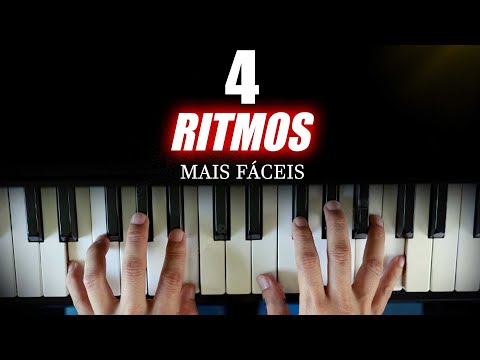 Esses são os 4 RITMOS mais fáceis no teclado (aula de teclado)