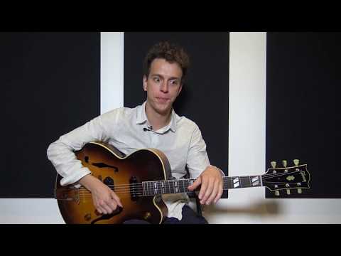 Michael Valeanu -  Comping Lesson Example (Jazz Guitar Lesson)