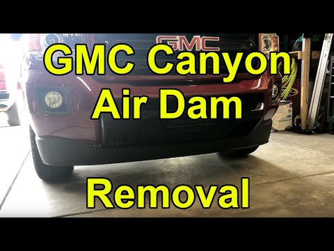 [HOW TO] Remove the Air Dam from a 2015-2020 GMC Canyon (No Cutting-No Bumper Removal)