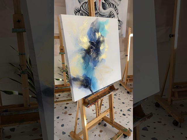 Vídeo relacionado con 30ml Fluids Alcohol Ink ROYAL BLUE, Tinta al alcohol para Fluid Art y Resin Art, azul