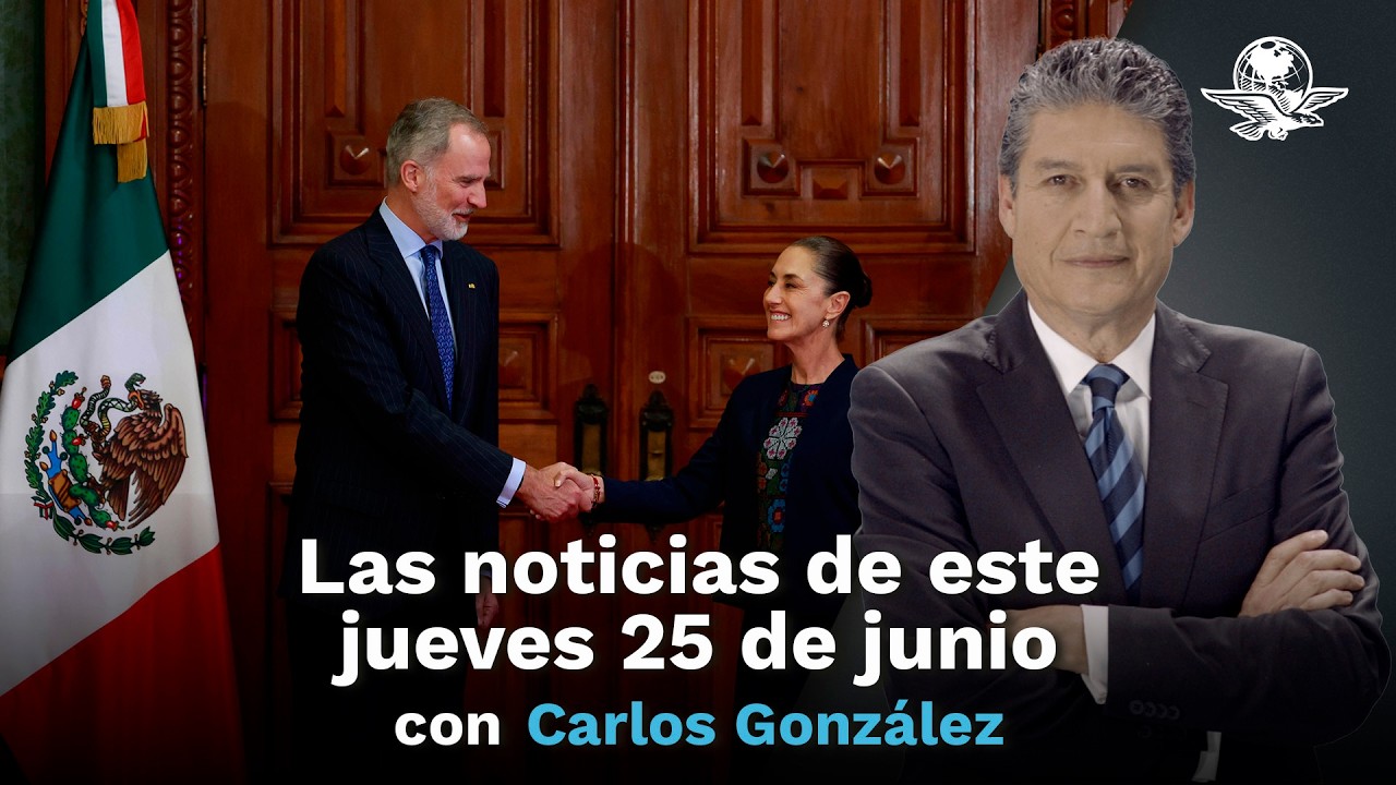 Sheinbaum recibe al  rey Felipe VI de España; primera visita oficial en siete años