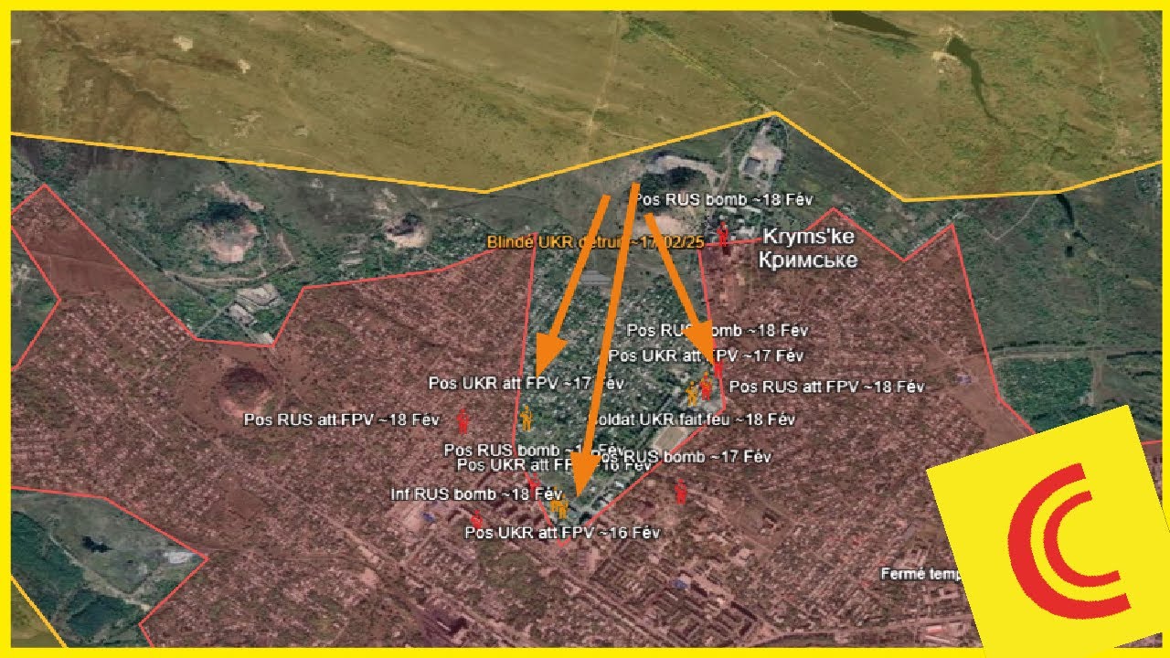 Conflit Ukraine 21/02/25 : Toretsk n'est toujours pas tombée, les combats continuent