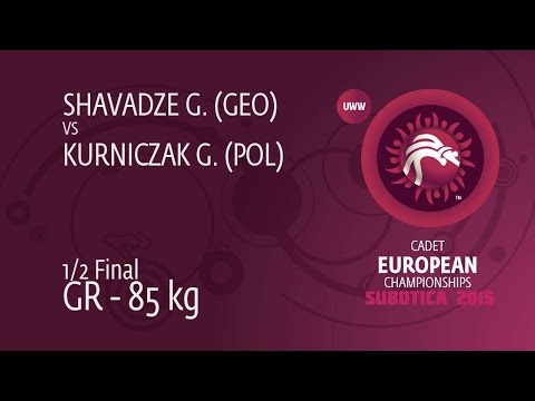 1/2 GR - 85 kg: G. KURNICZAK (POL) df. G. SHAVADZE (GEO), 9-3