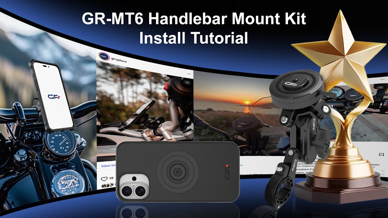 GRXplore Smartphone-Halterung GR-MT6 Lenker