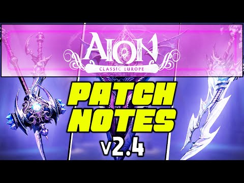 Aion Classic EU Patch Notes 2.4