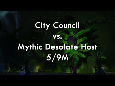 City Council Mythic Desolate Host Kill - Holy Priest PoV