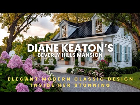Diane Keaton’s Elegant Modern Classic Design Inside Her Stunning Beverly Hills Mansion