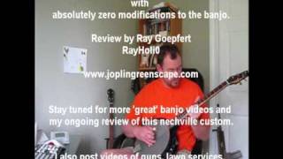 Nechville Custom Banjo Review and Sound Demo