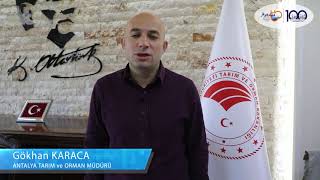 Antalya TOM İl Müdürü Gökhan KARACA'nın 100.Yıl kutlama mesajı