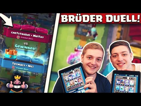 BRÜDER-DUELL! | 2 vs 2 NOOB + PRO BATTLE! | Clash Royale Deutsch