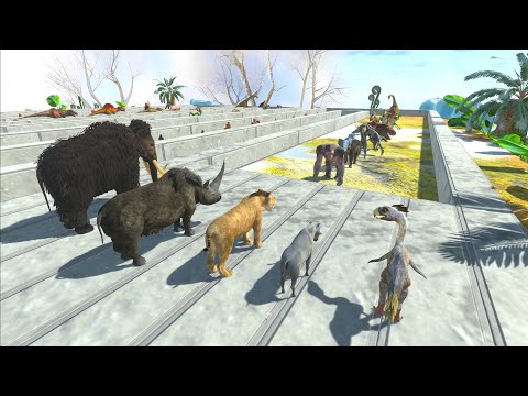 Prehistoric Mammals Death Run - Animal Revolt Battle Simulator