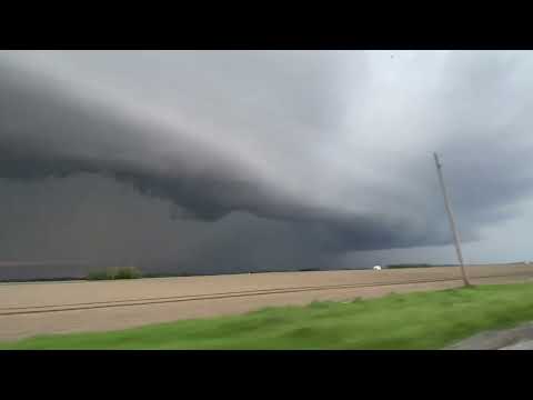 Local Chase with an EPIC Shelf Cloud+Hail Intercept! 5-7