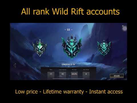 Account Wild Rift for Sale
