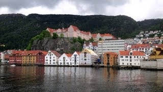 preview picture of video 'Bergen. Norwegian Fjords Cruise, June 2013'