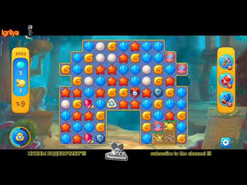 Fishdom level 8461, 8462, 8463, 8464, 8465 / Фишдом уровень 8461, 8462, 8463, 8464, 8465