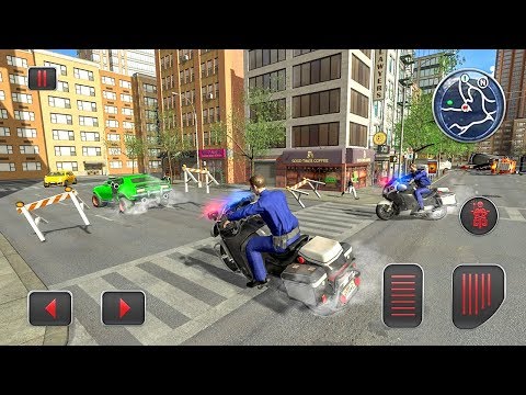 Police Moto Bike City Bank Robbery Gangster Chase (by 3Dee Space) Android Gameplay [HD]